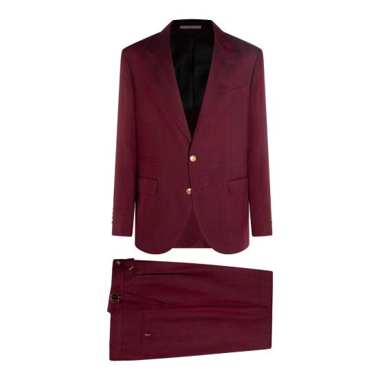 26SS 브루넬로 쿠치넬리 수트 세트 MZ408LDFMG C016 CHERRY