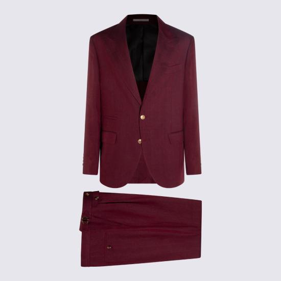 26SS 브루넬로 쿠치넬리 수트 세트 MZ408LDFMG C016 CHERRY - BRUNELLO CUCINELLI