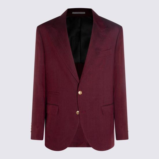 26SS 브루넬로 쿠치넬리 수트 세트 MZ408LDFMG C016 CHERRY - BRUNELLO CUCINELLI