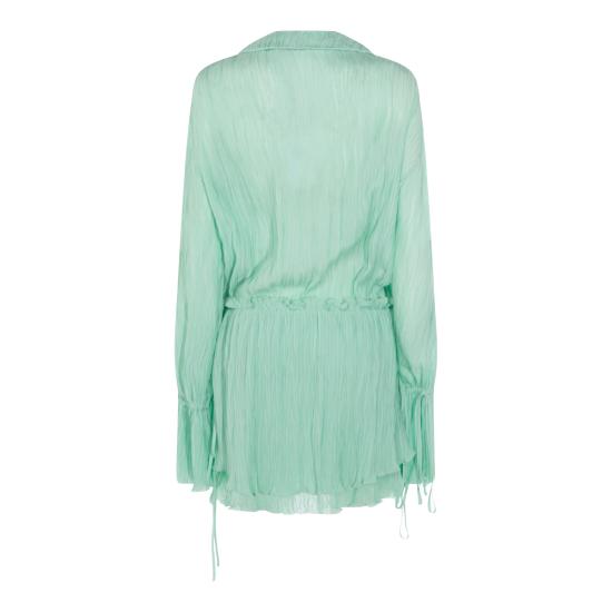 26SS 블루마린 미디 원피스 P622A771A N0477 GREEN LILY - BLUMARINE