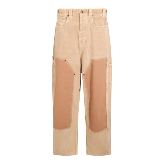 25FW 발렌시아가 스트레이트 팬츠 838672 TSWB29501 BEIGE