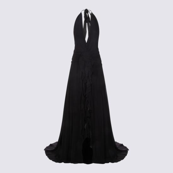 26SS 블루마린 롱 원피스 P622A803A N0990 BLACK - BLUMARINE