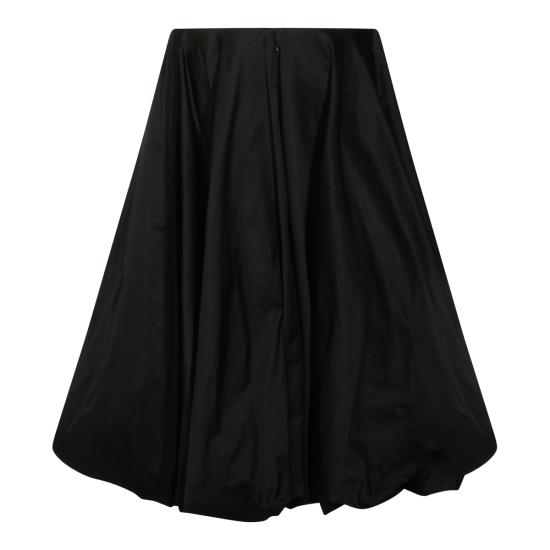 26SS 발렌시아가 미디 스커트 872332 TJO611000 BLACK - BALENCIAGA