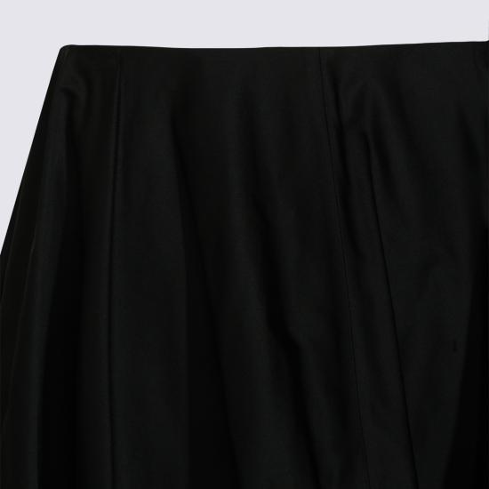 26SS 발렌시아가 미디 스커트 872332 TJO611000 BLACK - BALENCIAGA