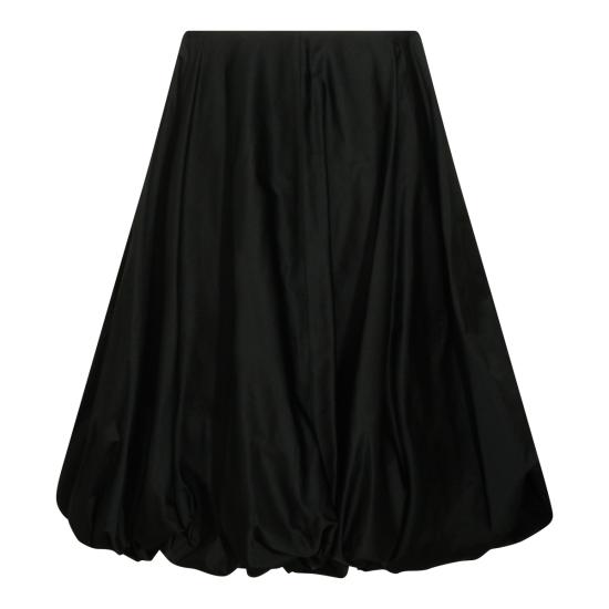 26SS 발렌시아가 미디 스커트 872332 TJO611000 BLACK
