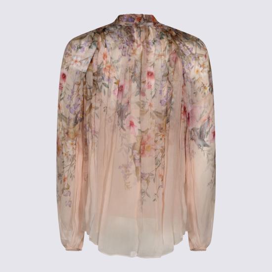 26SS 짐머만 블라우스 0991TC261 CRMAV CREAM AVIARY - ZIMMERMANN