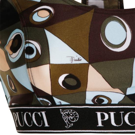 26SS 에밀리오푸치 트레이닝 티셔츠 6HTP57 6H865P18 KHAKI BLUE - EMILIO PUCCI