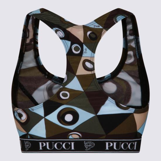 26SS 에밀리오푸치 트레이닝 티셔츠 6HTP57 6H865P18 KHAKI BLUE - EMILIO PUCCI