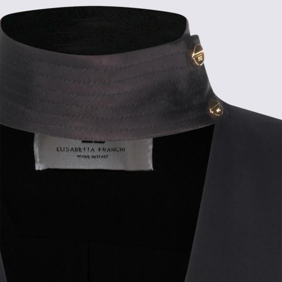 26SS 엘리자베타프랜치 셔츠 CA13461E2 110 Nero - ELISABETTA FRANCHI