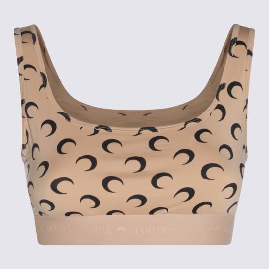 26SS 마린세르 올오버 문 프린트 브라탑 WUW055BCJER0001 TA10 TAN - MARINE SERRE
