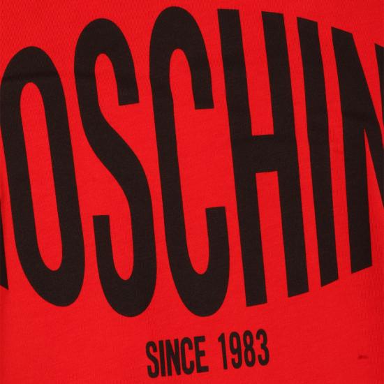 26SS 모스키노 반팔 티셔츠 261ZZ0702 02411115 RED - MOSCHINO