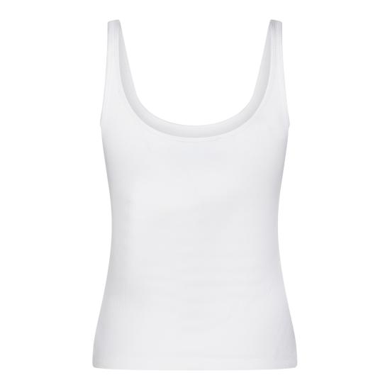 26SS 블루마린 민소매 티셔츠 P622T129A N0103 NATURAL WHITE - BLUMARINE