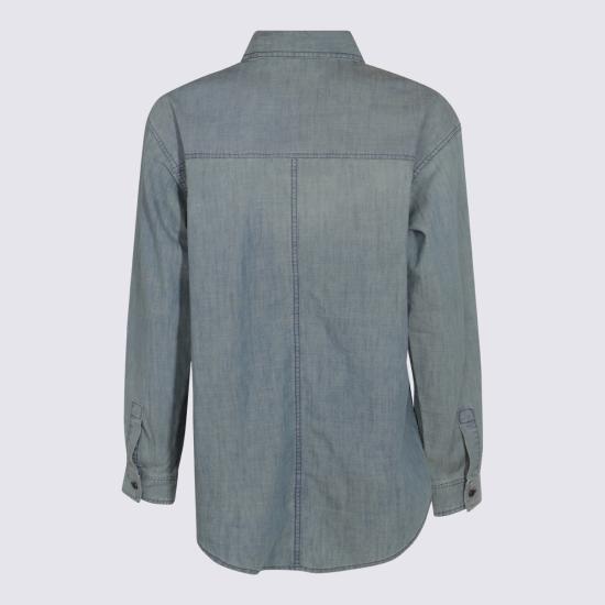 25FW 이자벨마랑에뚜왈 데님 셔츠 25ACH0233FA C3G05E30BU Blue - ISABEL MARANT ETOILE