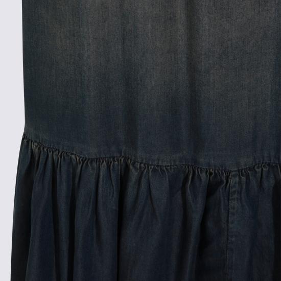 26SS 핑코 롱 원피스 106626 A388PJC Blue - PINKO