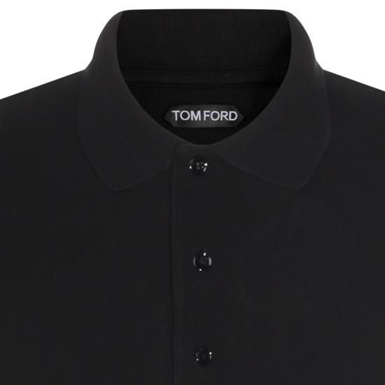 26SS 톰포드 폴로 티셔츠 JPS011JMT013 NAA BLACK - TOMFORD