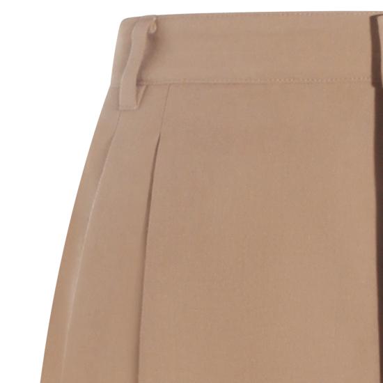 26SS 셀린느 코튼 & 울 개버딘 몬탁 크롭 트라우저 RP0FP984C 02BG BEIGE - CELINE