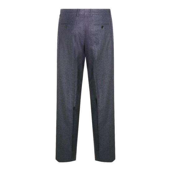 25FW 셀린느 스트라이프 울 플란넬 팬츠 RP05J772W 08CR GRIS CRAIE - CELINE
