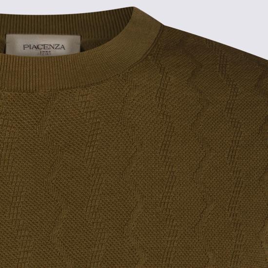 26SS 피아젠차 반팔 티셔츠 M1150026001 006323 Verde - PIACENZA 1733