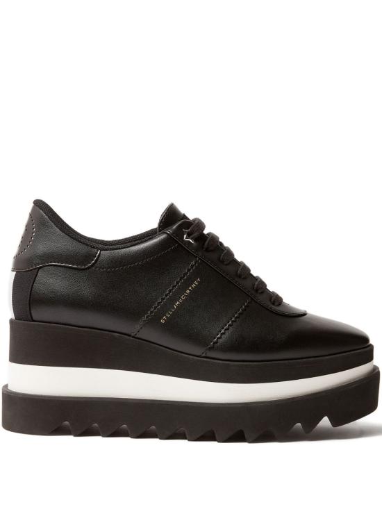 26FW 스텔라 맥카트니 스닉엘리세 플랫폼 트레이너 810611 AP0AM01000 BLACK