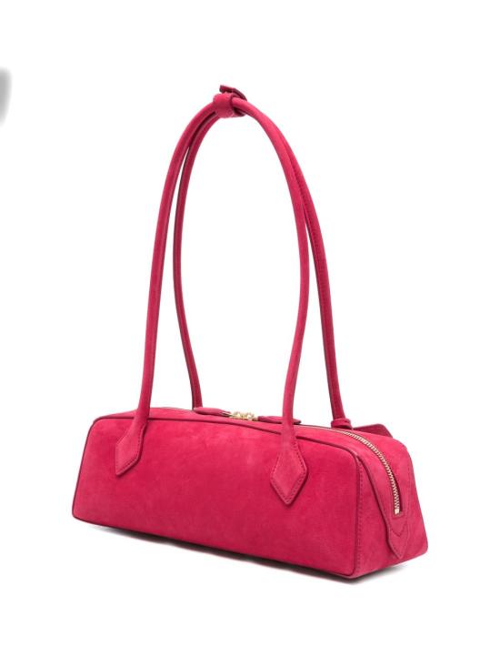 26FW 알라이아 르 테켈 미디움 레더 숄더백 AA1S06033CA214 424 RED - ALAIA