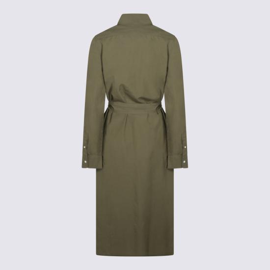 26SS 폴로 랄프로렌 미디 원피스 211A96346 001 Olive - POLO RALPH LAUREN