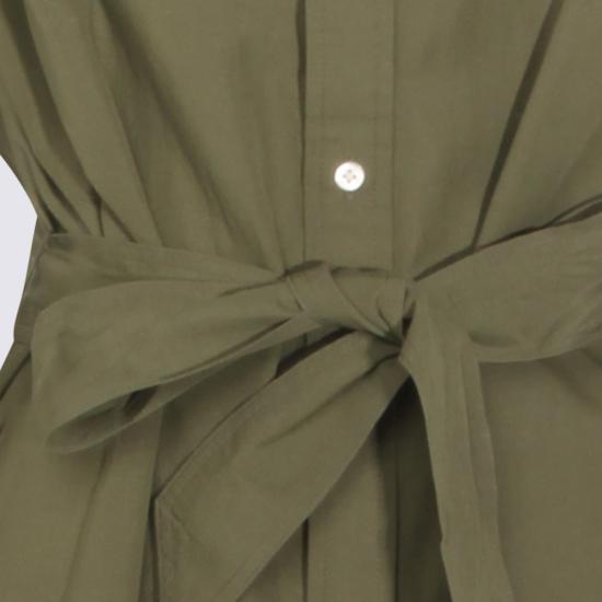 26SS 폴로 랄프로렌 미디 원피스 211A96346 001 Olive - POLO RALPH LAUREN
