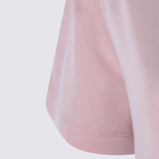 26SS 몽클레어 자수 로고 코튼 티셔츠 L10938C00029 89AUO51E Pink - MONCLER
