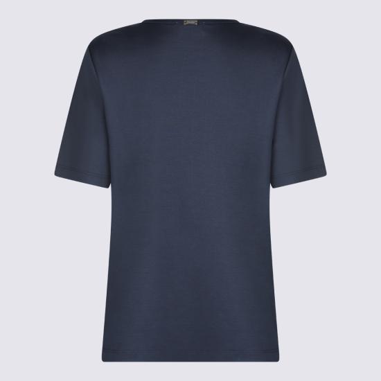 26SS 에르노 반팔 티셔츠 JG000258D 520639200 Navy - HERNO