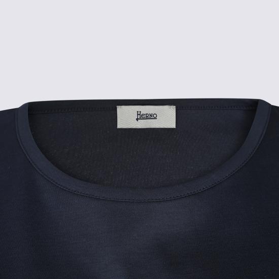 26SS 에르노 반팔 티셔츠 JG000258D 520639200 Navy - HERNO