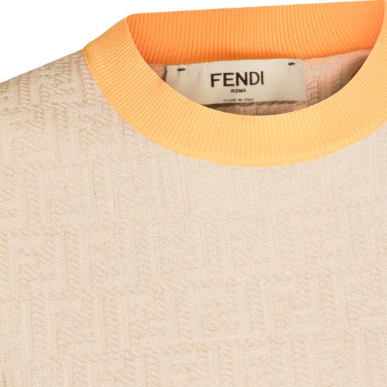 26SS 펜디 코튼 실크 스웨터 FZXE94 AW4SF0WC4 ECRU - FENDI