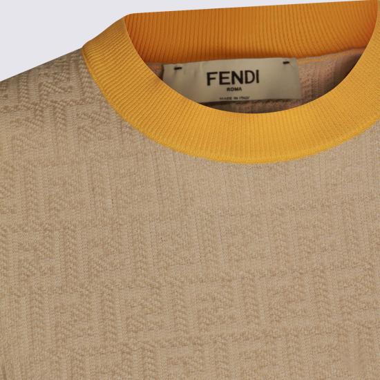 26SS 펜디 코튼 실크 스웨터 FZXE94 AW4SF0WC4 ECRU - FENDI