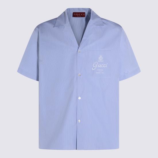 26SS 구찌 반팔 셔츠 794907 ZAJWW4061 LIGHT BLUE