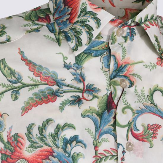 26SS 에트로 긴팔 셔츠 MRIB0025 99SA5P8X0820 WHITE GREEN - ETRO