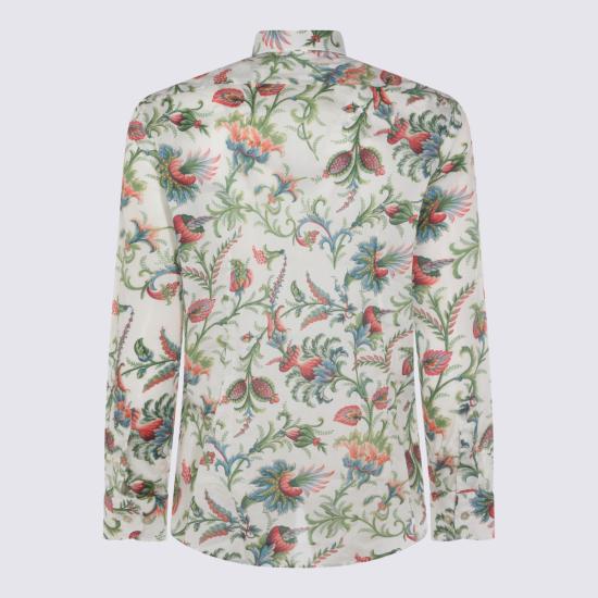26SS 에트로 긴팔 셔츠 MRIB0025 99SA5P8X0820 WHITE GREEN - ETRO