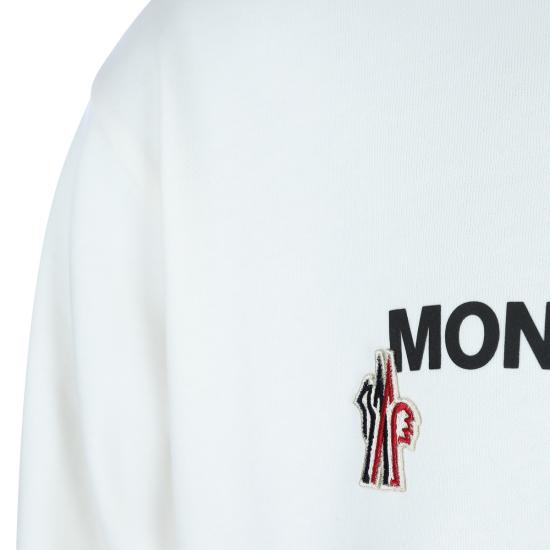 26SS 몽클레어 후드 티셔츠 L10978G00011 8098U041 WHITE - MONCLER