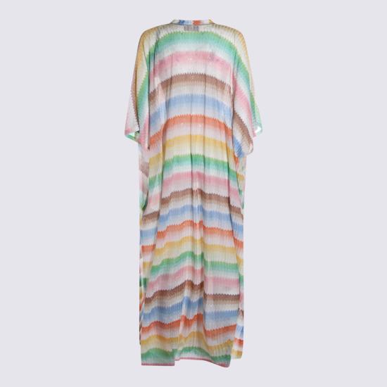 26SS 미소니 롱 원피스 MS26SQ1T BR014GSM9X2 Multi - MISSONI