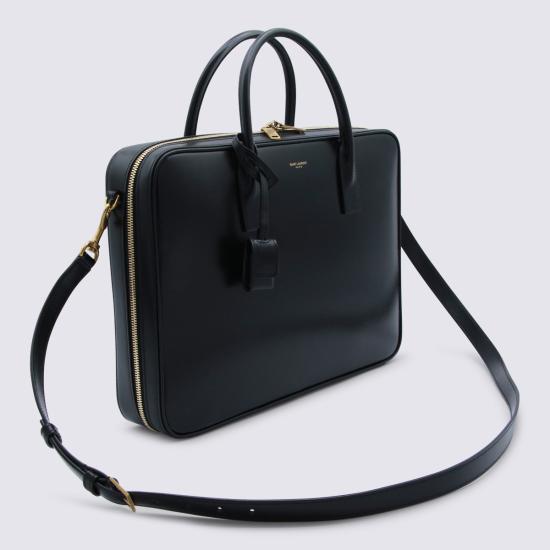 25FW 생로랑 스무스 가죽 소재 삭 드 주르 라지 슬림 바울레토 백 844674 0SX0W1000 Light Grey - SAINT LAURENT