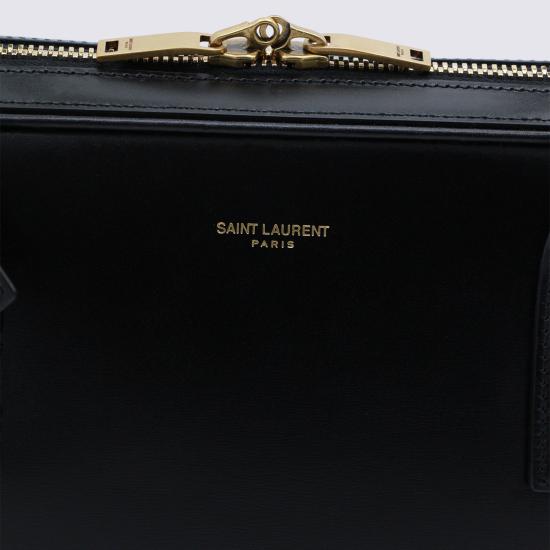 25FW 생로랑 스무스 가죽 소재 삭 드 주르 라지 슬림 바울레토 백 844674 0SX0W1000 Light Grey - SAINT LAURENT
