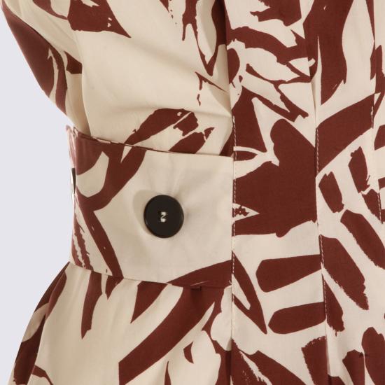26SS 안토넬리 피렌체 롱 원피스 Q6723 161C210 Brown - ANTONELLI FIRENZE