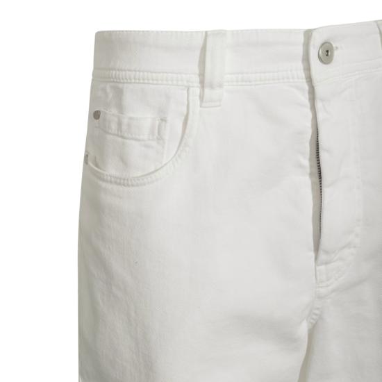 26SS 브루넬로 쿠치넬리 스트레이트 팬츠 MB057P5319 C600 BIANCO NATURALE - BRUNELLO CUCINELLI