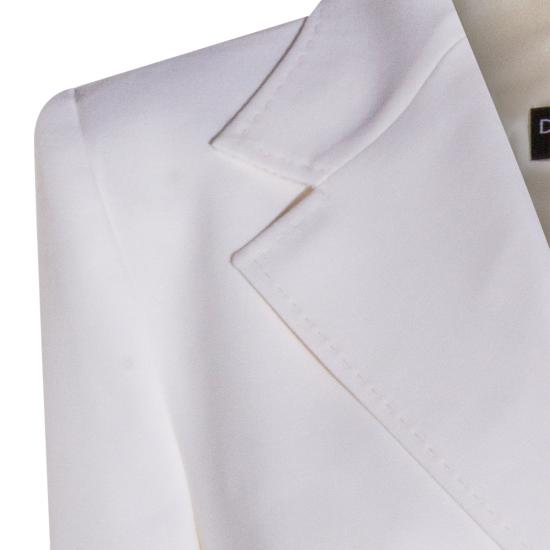 26SS 돌체앤가바나 더블 브레스티드 트윌 자켓 F27ACT FUBGCW0001 BIANCO - DOLCE & GABBANA