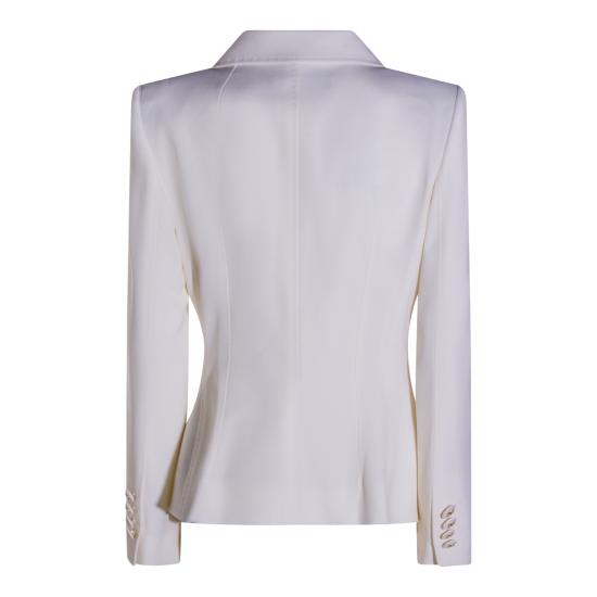 26SS 돌체앤가바나 더블 브레스티드 트윌 자켓 F27ACT FUBGCW0001 BIANCO - DOLCE & GABBANA