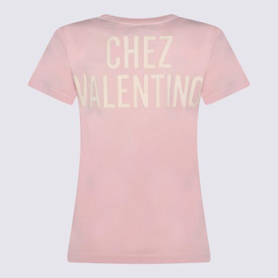 26SS 발렌티노 가라바니 반팔 티셔츠 8B3MG24Y 9GLC5R NEUTRAL ROSE BETULLA - VALENTINO GARAVANI