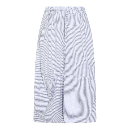 26SS 비비안웨스트우드 미디 스커트 1K01002Y W01ETO201 BLUE BROWN