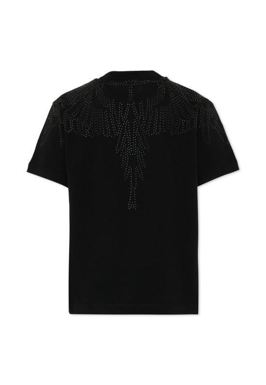 25FW [키즈] 컨트리 오브 밀란 티셔츠 F5CMJGTH013 110 BLACK - COUNTY OF MILAN