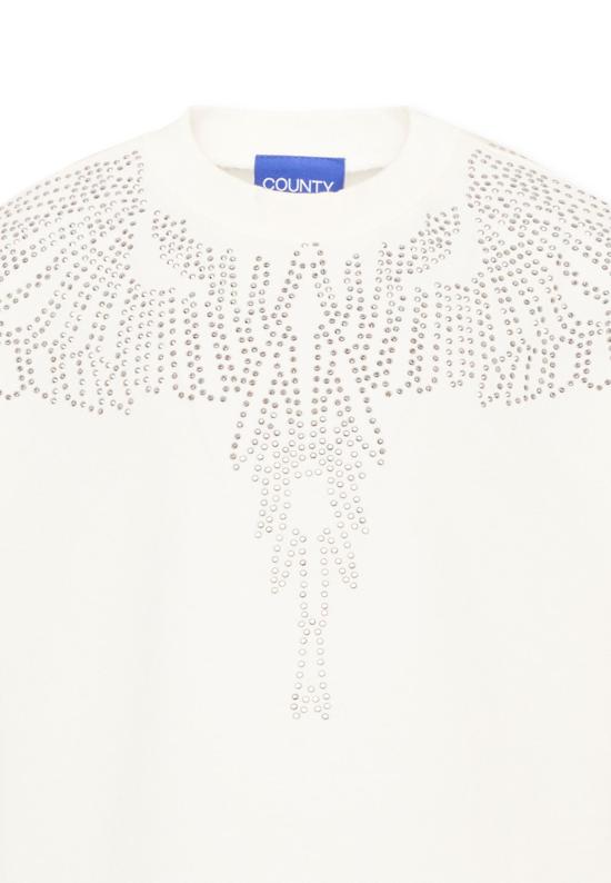 25FW [키즈] 컨트리 오브 밀란 티셔츠 F5CMJGTH013 002 IVORY - COUNTY OF MILAN