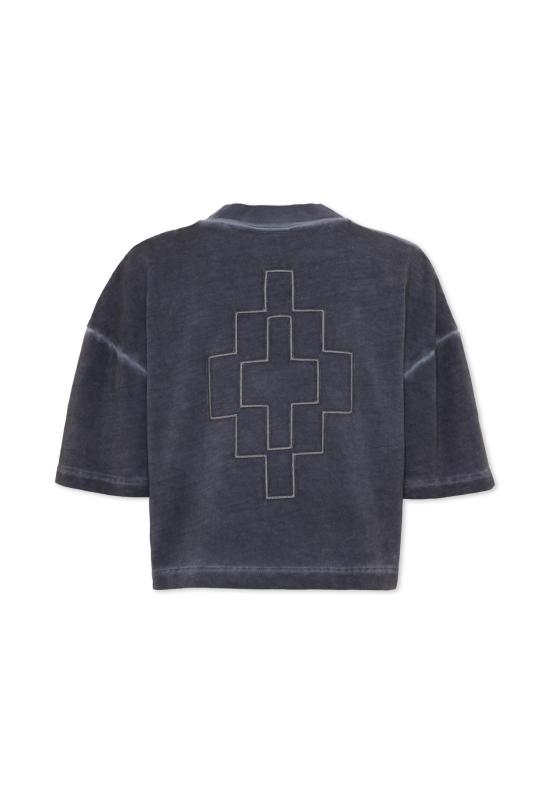 25FW [키즈] 컨트리 오브 밀란 티셔츠 F5CMJGTH030 110 BLACK - COUNTY OF MILAN