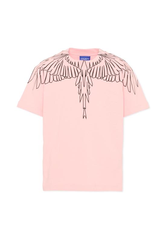 25FW [키즈] 컨트리 오브 밀란 티셔츠 F5CMJGTH102 BW008 PINK