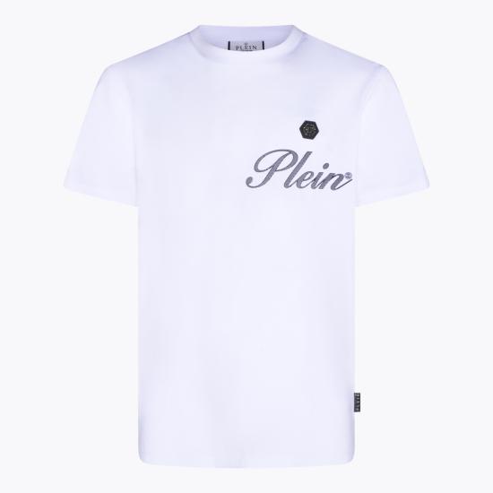 26SS 필립 플레인 반팔 티셔츠 SAFCMTK8880 PJY002N01 White