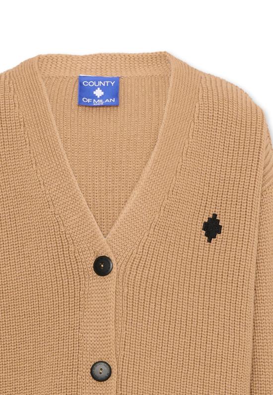 25FW [키즈] 컨트리 오브 밀란 가디건 F5CMJGCA032 178 BEIGE - COUNTY OF MILAN